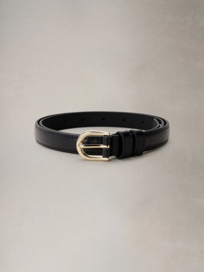 Hatastic 1条女士黑色时尚纯色细腰带，适合日常夏季、学校秋季、万圣节音乐节等场合。