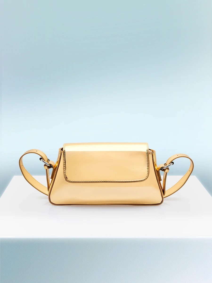 Rollcall Metallic Flap Bag - View 1