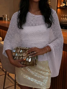 SEREN 女士夏季新款镂空罩衫，女士沙滩装，卡其色，休闲，度假，优雅，宽松，微透，不对称下摆，夏季服装，夏季度假装，女士夏季服饰，度假，波西米亚风，性感，女士罩衫，女士沙滩装，夏季度假装，女士度假装，女士沙滩度假装，女士休闲上衣，沙滩装，夏季上衣，夏季服装，夏季服饰 - 淡紫色 - 查看 4