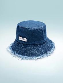 Rollcall 女士水洗漁夫帽，附流蘇，適合日常配戴，易於搭配服裝。 - 藍色 - 查看 3