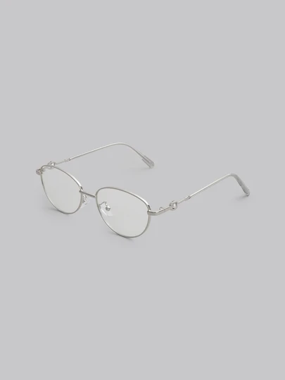 DareSee Unisex Computer/Gaming/TV/Phone Glasses, Cat Eye Metal Frame, Reduce Eye Fatigue, Lightweight & Fashionable Optical Glasses