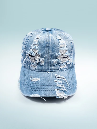 Rollcall 1 Pc Vintage Washed Distressed Baseball Cap, Unisex Fashion Casual Snapback Hat, Sun Protection & Breathable