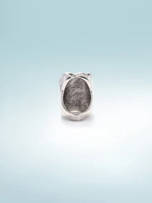 Rollcall 1pc Vintage Thick Exaggerated Ring, Minimalist Oversized Ring, Suitable For Women's Daily Wear - Multicolor - View 4