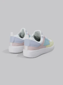 DareSee Damen Sportschuhe, Walkingschuhe, Freizeitschuhe, Outdoor Mehrfarbige Sneaker - mehrfarbig - Übersicht 4