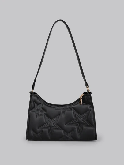 DareSee Solid Color Simple Light Luxury Pentacle Shoulder Bag