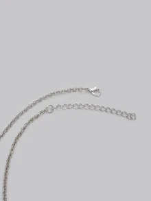 DareSee Vintage Angel Wings Feather Pendant Necklace, Large Charm, Elegant Chain, Personalized Necklace, , Wedding Gift Halloween - 7 - View 4