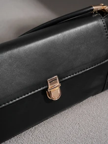 NobleVue Bolso baguette de moda para citas y salidas, accesorio versátil de alta calidad adecuado para uso diario, citas, viajes, regalos - Negro - Ver 5