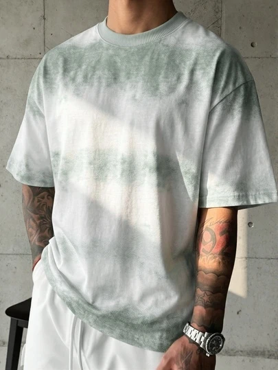  Camiseta de manga corta holgada con estampado de moda para hombres GRDR | Diseño exquisito | Esencial de verano | Fácil de combinar | Muestra tu estilo