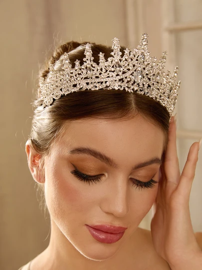 Etoivie Rhinestone Decor Crown