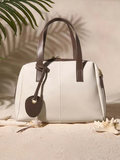 Tropiscape 極簡風格雙把手波士頓包