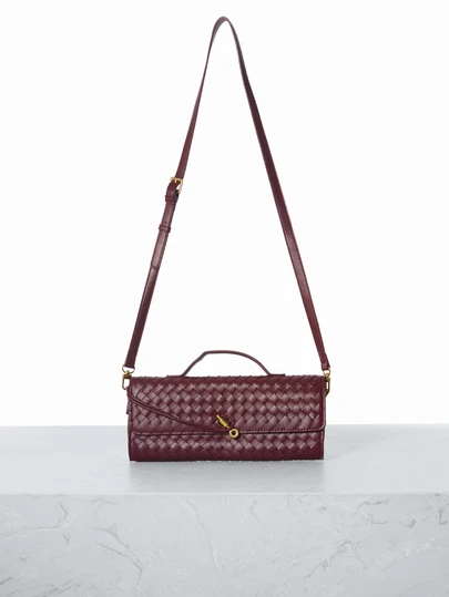 CHICVUE 编织斜挎包、手提包、带扣设计的手拿包、复古单肩包、时尚女包