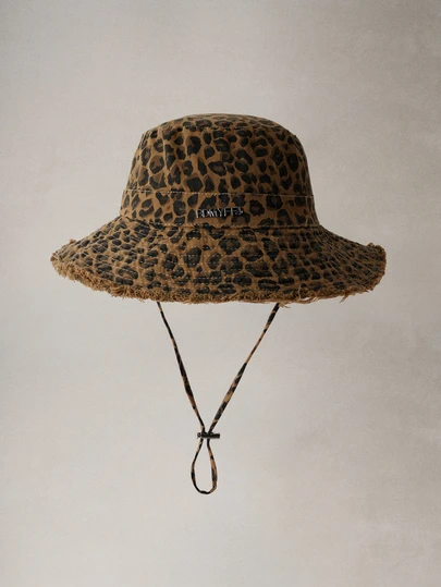 Hatastic 1 chiếc Mũ xô họa tiết da báo cho nữ, Mũ xô rộng vành chống nắng mùa hè, Thích hợp cho hoạt động ngoài trời, Sử dụng hàng ngày, Thời trang