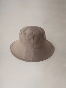 Hatastic 1pc Unisex Solid Color Sun Hat, Summer Outdoor Fishing Cap Casual Hiking Sun Hat, Suitable For Climbing, Fishing, Travel, Daily Use Back To School - View 4