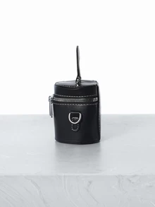 CHICVUE Caja de maquillaje de alta calidad y diseño único, bolso mini para lápiz labial, bolso bandolera para mujer, nuevos modelos 2026 - Negro - Ver 5