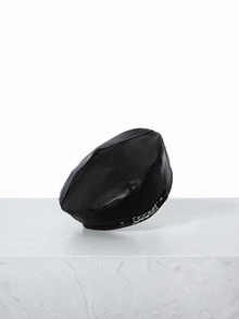 CHICVUE 1 Pieza Boina De Moda Con Decoración De Cadena Para Mujer, Estilo Vintage Para La Vida Diaria - Negro - Ver 3