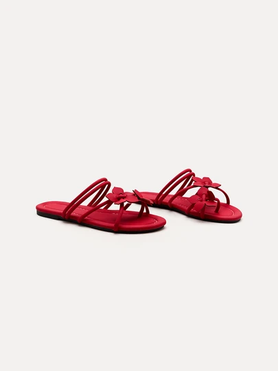 TuEzra Women's Flat Sandals, Floral Slip-On Slippers, Summer Outdoor Wear New Fashion Casual Slides Suitable For Dates, Shopping, Parties, Beach Vacations, Home Leisure