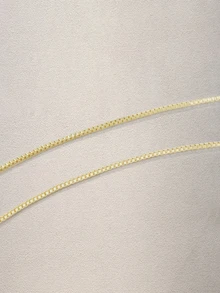 1pc Elegant And Delicate Faux Pearl Rope Ends With Moon Pendant Necklace, Clavicle Chain, Gift - Yellow Gold - View 4