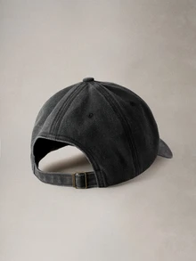 Hatastic 1pc Washed Black Baseball Cap With "CALIFORNIA" Embroidered Text, Unisex, Suitable For Couples, Ideal For Outdoor Sports And Holiday Gifts Halloween - Black - View 2