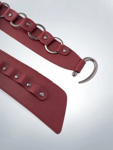 Rollcall 1pc New Punk Style Waist Belt, Decorative Waist Belt For Women Skirt, Street Fashion - A piece of - View 5