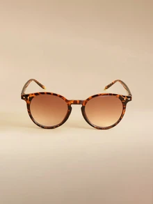 Glizzene 1 Pair Women's Fashionable Leopard Print Bohemian PC (Polycarbonate) Fashion Glasses, All Season - Multicolor - View 3