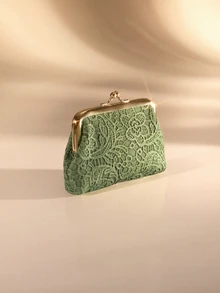 Etoivie 1pc Flower Printed PU With Buckle Closure For Daily Use Ideal For Storing S Paper Bank Cards And ID Cards For Women Wallet Mini Wallet Purse Wallet Coin Wallet Halloween - Multicolor - View 4