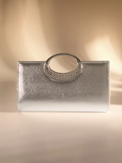 Etoivie Lightweight, Business Casual Rhinestone Decor Bucket Bag Mini Drawstring Design, Clear Bag Pearl Bag Evening Bag, Dinner Bag Glamorous, Elegant, Exquisite, Quiet Luxury Rhinestone For Party Girl, Woman, Bride Perfect For Party, Dinner/Banquet Christmas Party Dress ,Wedding