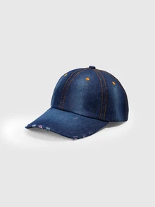 DareSee 1pc Women's Distressed Denim Baseball Cap Halloween Halloween - Multicolor - View 1