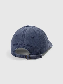 DareSee 1pc Embroidered NEW YORK Washed Baseball Cap Outdoor Sun Protection Adjustable Casual Baseball Cap - Navy Blue - View 3