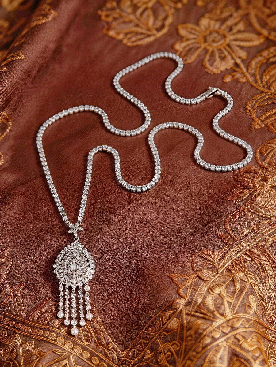 Farahzel 1 buah Kalung Dekoratif Mewah Berkualitas Tinggi Serbaguna - kalung - View 1