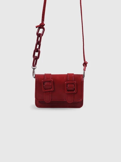 DareSee Small Crossbody Bag For Women, Oil-Coated Mini Lipstick Purse, Fashionable Satchel Style Shoulder Bag, Candy Color Chic Bag, Spring/ Summer 2025