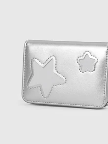DareSee Clean Star Pattern Card Holder High-Quality Multi-Functional Wallet Large Capacity Elegant Student Gift Portable For Women Wallet Mini Wallet Purse Wallet Card Wallet Coin Wallet - Multicolor - View 6