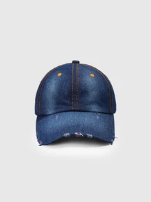 DareSee 1pc Women's Distressed Denim Baseball Cap Halloween Halloween - Multicolor - View 2