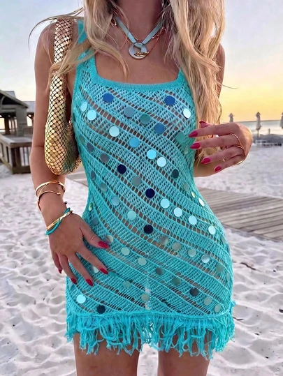 Women's New Knit Sleeveless Dress, Sexy & Vacation Style, Summer