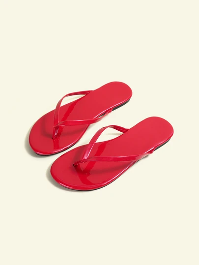 Trivaya Women Flat Flip Flops, Summer Outdoor Open Toe Weaving Roman Sandals, Fashion French Style Ladies Dress, Beach, Casual, Apartment Wear, White, Beige, Black, Orange, Yellow, Purple, Grey, Gold, Silver, Blue, Green, Peach Red, Brown, Leopard Print, Formal, Holiday, Navy Nautical, Rhinestone, Canvas, Slip-On Comfortable Beach Flat Shoes,Slippers Women