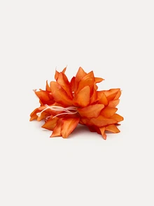 TuEzra 1pc Bohemian Style Oversize Faux Flower Hair Claw Clip, Suitable For Vacation/Travel Summer Hair Clips Hair Jaw Clip Hair Clamps Hair Clutch Hair Catcher Clip, Beach Accessories Fall Winter Hair Accessories For Women - Multicolor - View 1