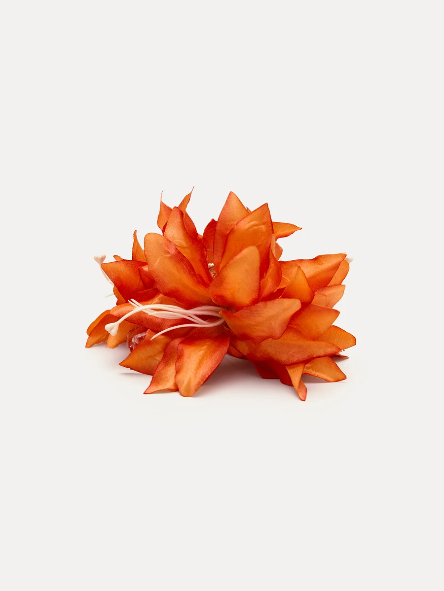 TuEzra 1pc Bohemian Style Oversize Faux Flower Hair Claw Clip, Suitable For Vacation/Travel Summer Hair Clips Hair Jaw Clip Hair Clamps Hair Clutch Hair Catcher Clip, Beach Accessories Fall Winter Hair Accessories For Women - Multicolor - View 1
