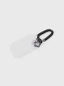 DareSee 1 móc khóa đựng thẻ hình trái tim có thể mở rộng, 1/2 bộ đựng thẻ ID trong suốt bền chắc với nắp trượt có thể tháo rời và lau chùi, móc chìa khóa và dây đeo/mặt dây chuyền có thể tháo rời - Hộp đựng thẻ trong suốt chắc chắn với cửa sổ đựng thẻ ID và các khe đựng thẻ, thích hợp cho trường học, văn phòng, sự kiện. - Nhiều màu - Xem 3