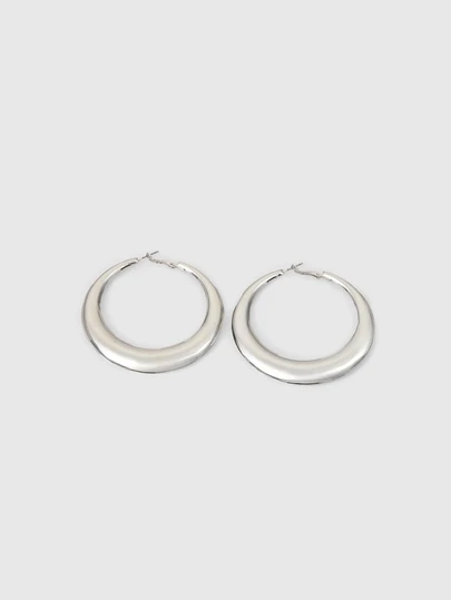 DareSee 1 Pair Women Bestselling Hollow Charm Big Size Printed Enamel Earrings, Everyday Wear