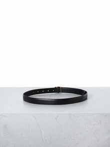 CHICVUE 1/2 chiếc thắt lưng nữ mới, có nút chữ "G", thắt lưng denim đơn giản, thời trang, đa năng, giúp tôn dáng vòng eo. - Nhiều màu - Xem 4