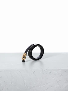 CHICVUE 1/2 chiếc thắt lưng nữ mới, có nút chữ "G", thắt lưng denim đơn giản, thời trang, đa năng, giúp tôn dáng vòng eo. - Nhiều màu - Xem 5