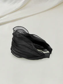 Clariva 1件新款不对称几何彩色网状发箍发饰头饰发带美容家居发饰 - 彩色 - 查看 2