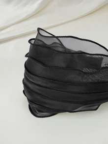 Clariva 1件新款不对称几何彩色网状发箍发饰头饰发带美容家居发饰 - 彩色 - 查看 4