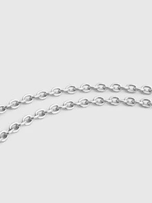 DareSee Collar con dije de corazón y hebilla OT, San Valentín, Mamá, Madre, Día de la Madre, Regalo Halloween - Plateado - Ver 3