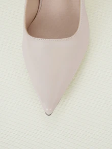 Clariva Women's Black Stiletto High Heels Fashion Pointed Toe Formal High Heels Fashionable Ankle Strap Open Toe High Heels - Apricot - View 5