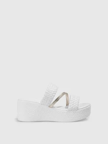 DareSee Women High Platform Vintage Rope Fisherman Wedge Heel Thick Sole Sandals,Spring Summer Outfits Back To School - White - View 3