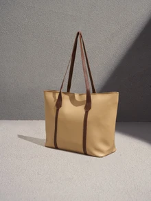 NobleVue Women's Fashionable And Versatile Tote Bag For Daily Commute - Brown - View 3