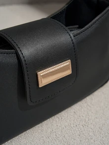 NobleVue Túi đeo dưới cánh tay thời trang Túi Tote nhỏ gọn, Túi đi làm, Túi Baguette, Túi đeo vai đa năng - màu đen - Xem 5