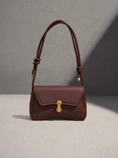 NobleVue Nouvelle bourse à pièces de mode décontractée en métal, sac à main pour femmes, couleur unie en PU