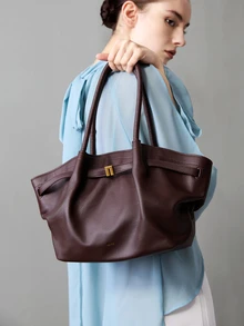 CHICVUE JW Medium Women's Fashion Shoulder Bag, Crossbody Handbag, Multi-Functional Special Edition, Elegant & Durable Large Capacity Dumpling - Brown - View 3