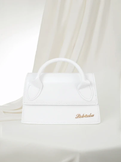 Clariva 1pc Women's High-End Flap Cover Handbag, Square Style, Suitable For Outing And Dating All Year Round